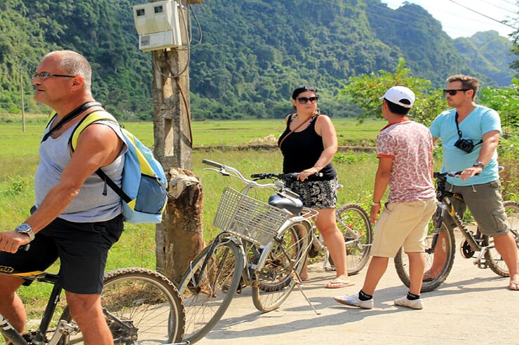 biking