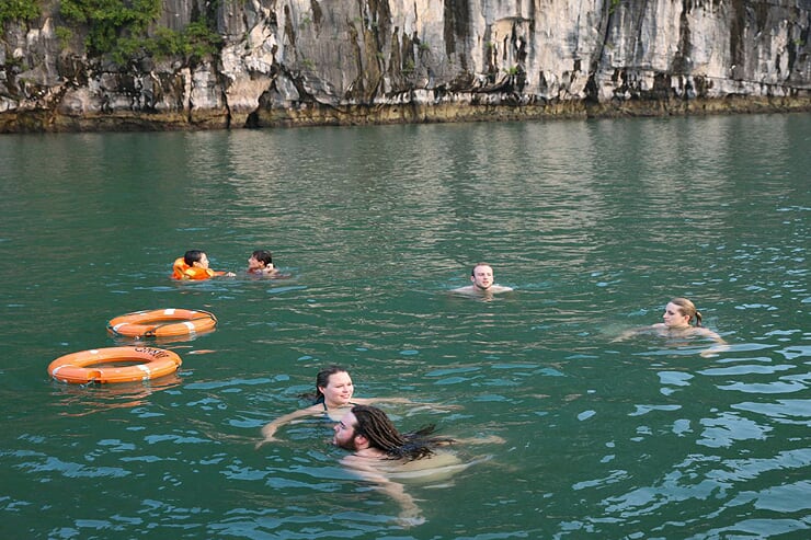 swimming