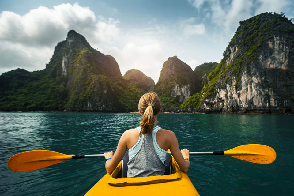 kayaking