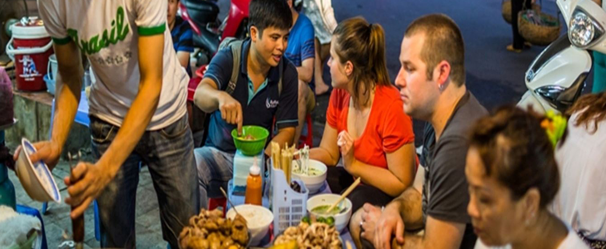 Hanoi afternoon street food walking tour