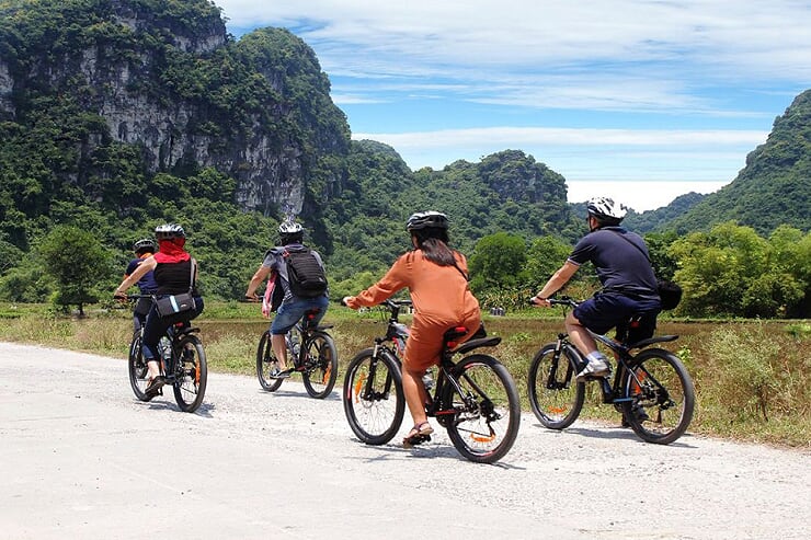 biking