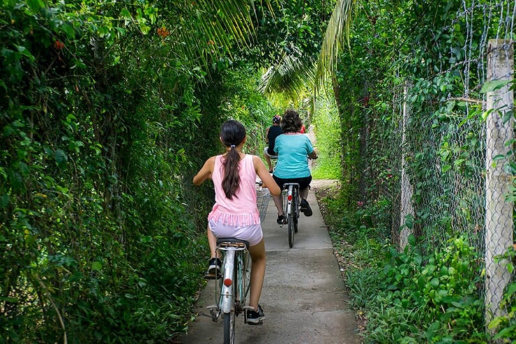 biking