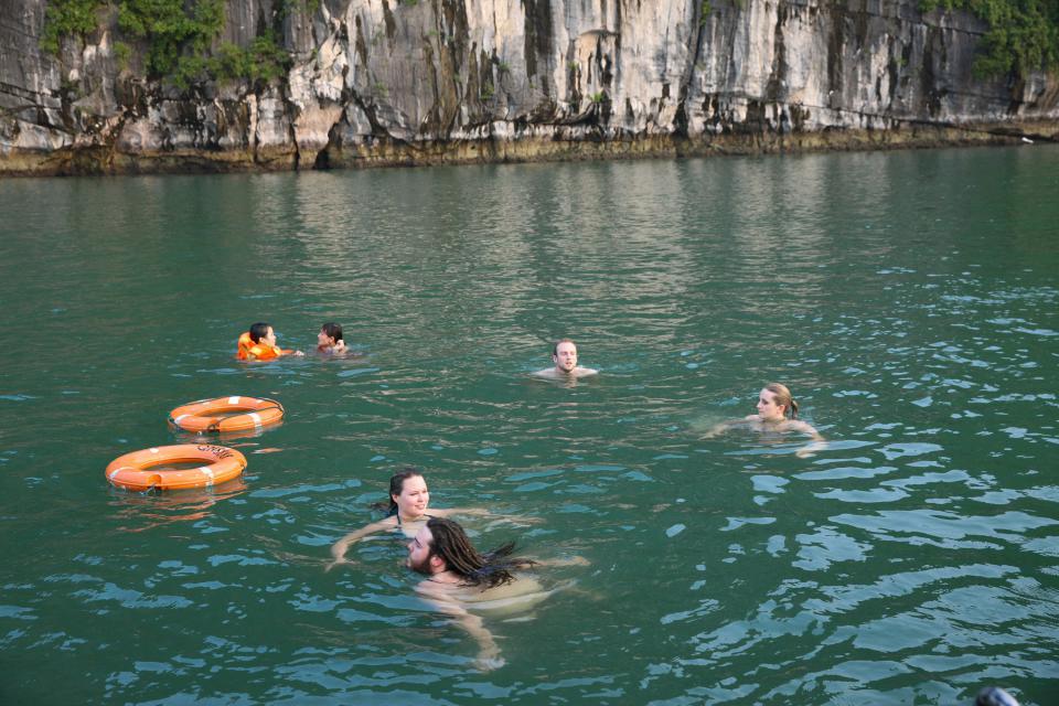 swimming