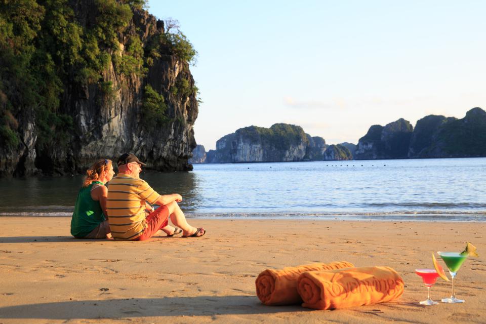 relaxe-on-beach