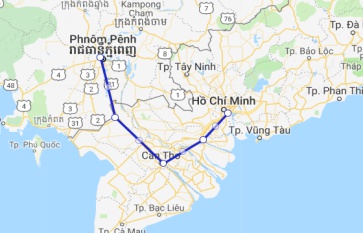My Tho - Can Tho - Chau Doc - Phnom penh 3 days private tour
