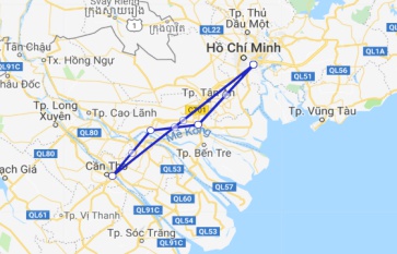Mien Tay Sampan 3 days Can Tho - My Tho