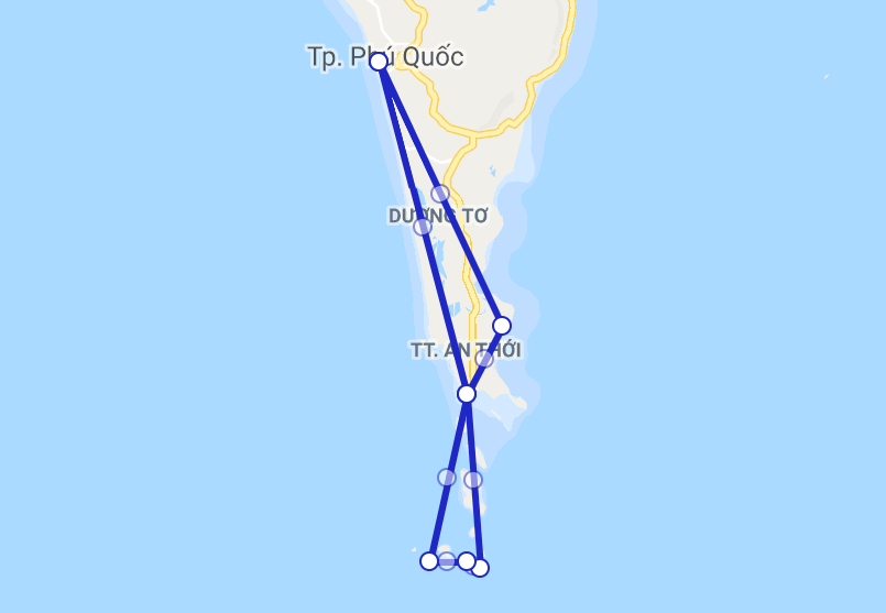 Phu Quoc camping and boat trip 2 days