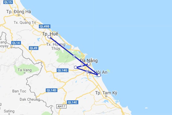 Da Nang – Hoi An – Ba Na Hills – Hue group tour 4 days