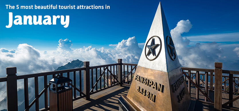 The 5 most beautiful tourist attractions in January in Vietnam