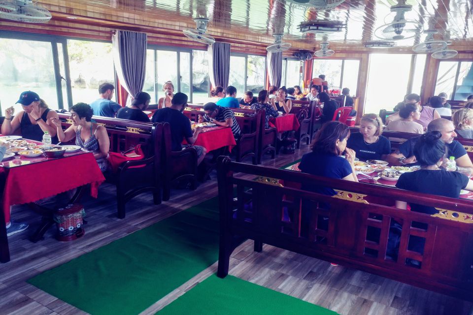Lunch on boat