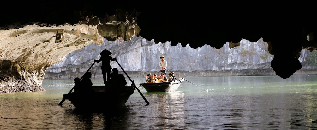 Dark and Bright Cave