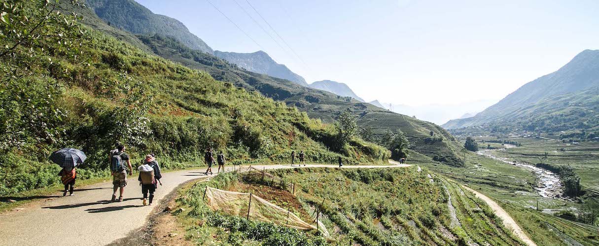 Sapa trekking and homestay group tour by bus 2D1N