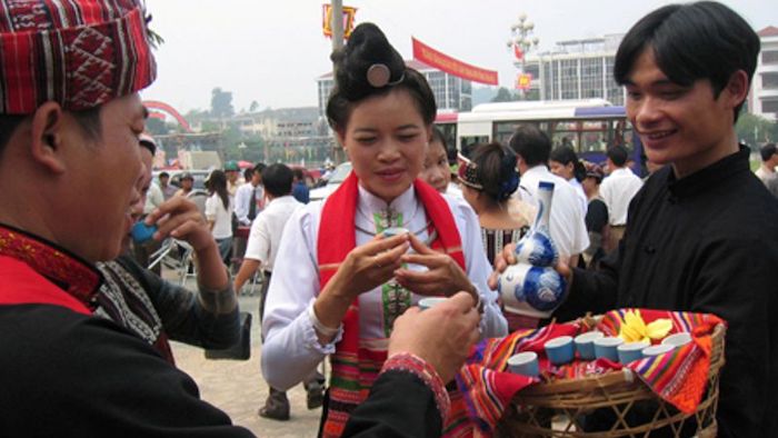 A wedding ceremony of the Dao