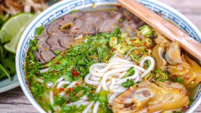 Hue beef rice noodle